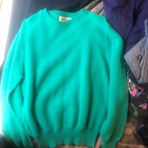 Green sweater